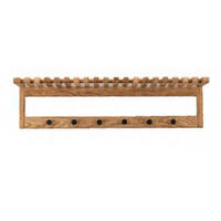 Cuier Cu Montare Pe Perete - culoare lemn stejar, Natur, lemn/metal (80/20/20cm) - Linea Natura