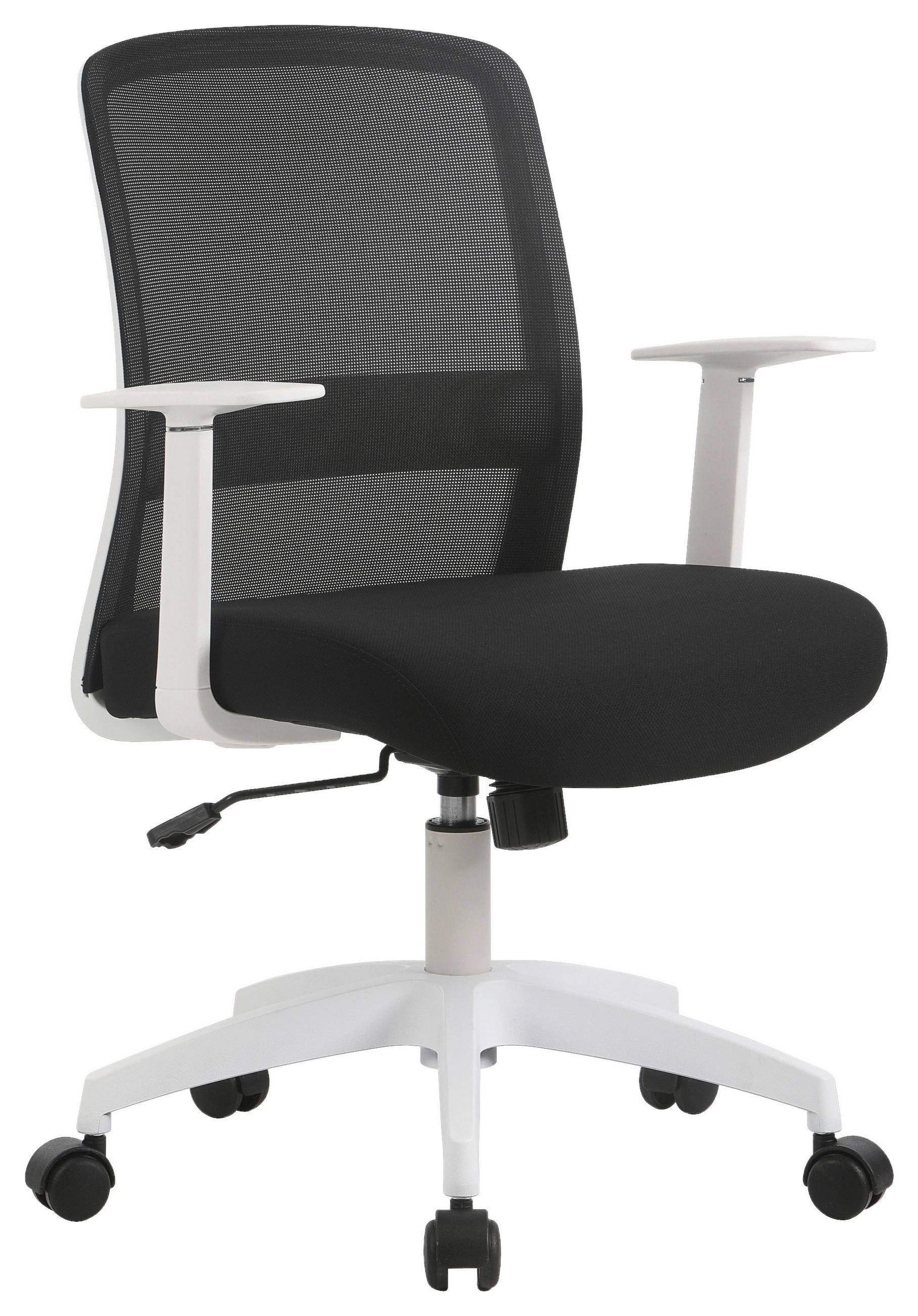 FORGÓSZÉK  feszített neccháló, szövet fekete, fehér  - fekete/fehér, Konventionell, műanyag/textil (60/86,5-94,5/60cm) - Xora