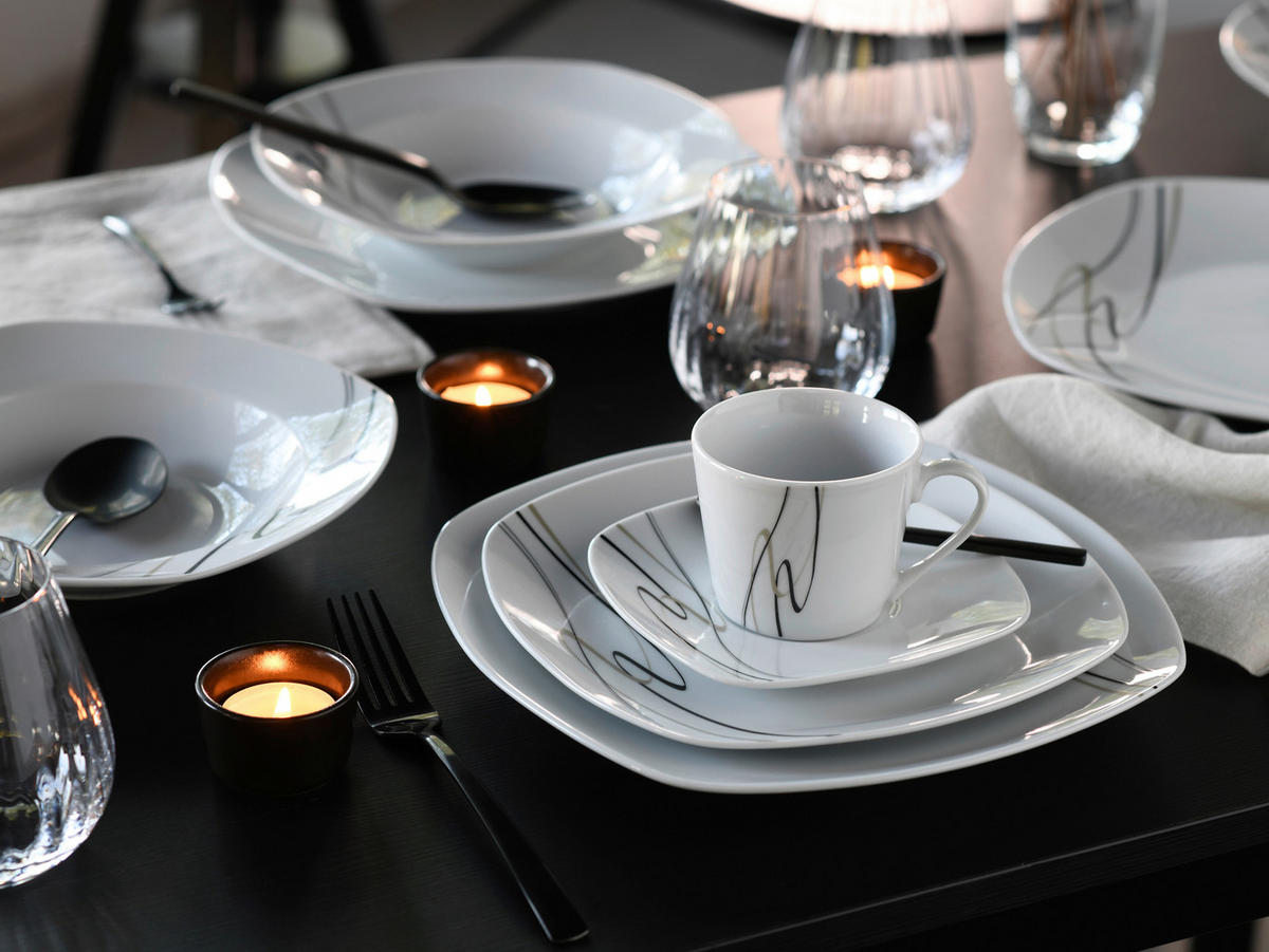 KOMBISERVICE 30-teilig  - Basics, Keramik - Creatable