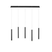 VISEČA LED-SVETILKA  Bruno 29 W/550 lm/3000 K/230 V/ - črna, Trend, kovina/umetna masa (100/8/120cm)