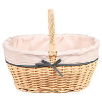 EINKAUFSKORB 30 L  - Weiß, Basics, Naturmaterialien/Textil (45/33/37cm) - Kesper