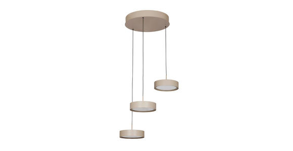 LED-HÄNGELEUCHTE Bellevue 46.5/180 cm - Sandfarben, Design, Metall (46.5/180cm) - Dieter Knoll