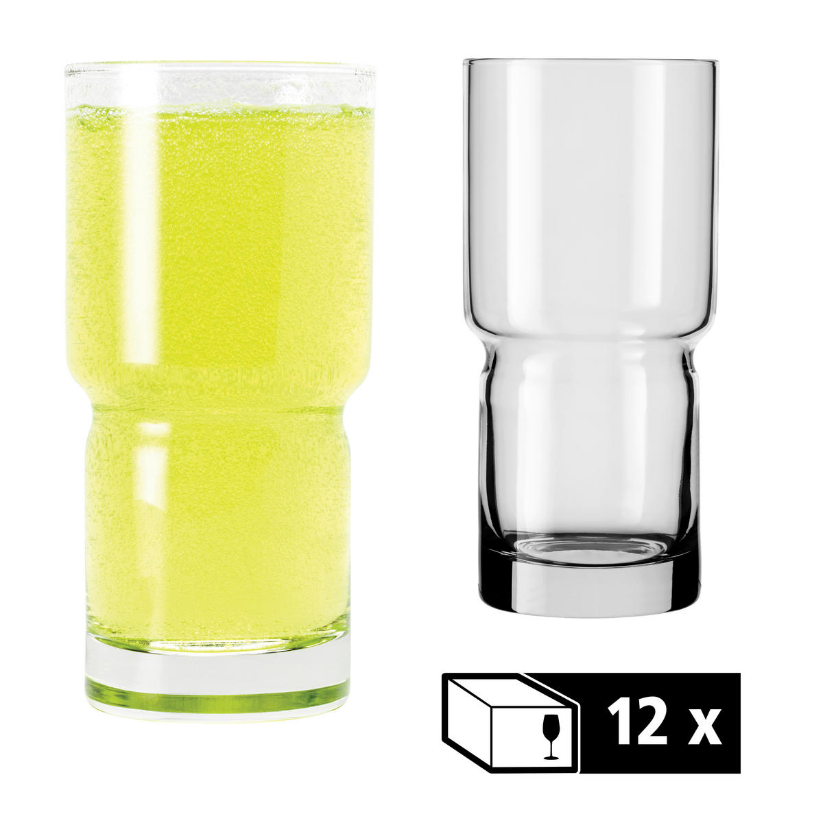 GLÄSERSET NEWTON  12-teilig  - Klar, Basics, Glas (7,5/16cm)