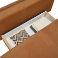 BOXSPRINGSOFA Cord Rostfarben  - Rostfarben/Schwarz, Design, Textil/Metall (200/100/108cm) - Novel