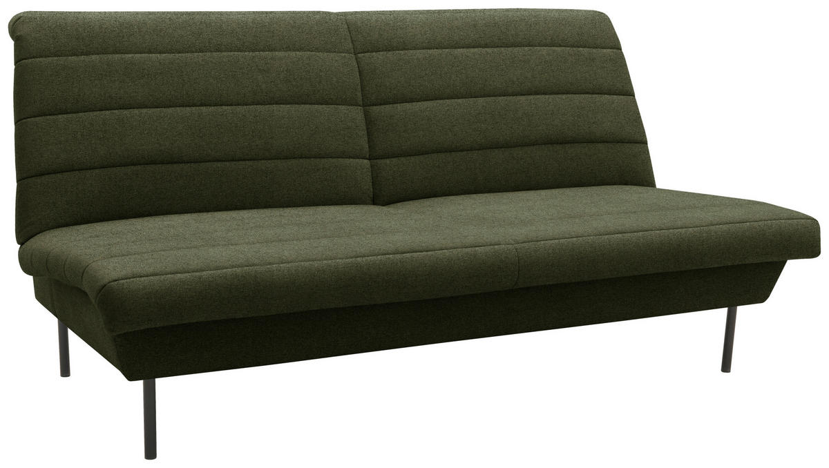 2-SITZER-SOFA in Grün  - Schwarz/Grün, Design, Textil/Metall (185/92/103cm) - LOOKS by W.Joop