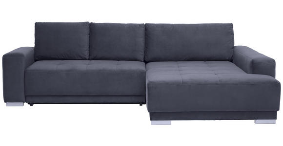WOHNLANDSCHAFT in Textil Grau - Silberfarben/Grau, Design, Holz/Textil (293/195cm) - Cantus