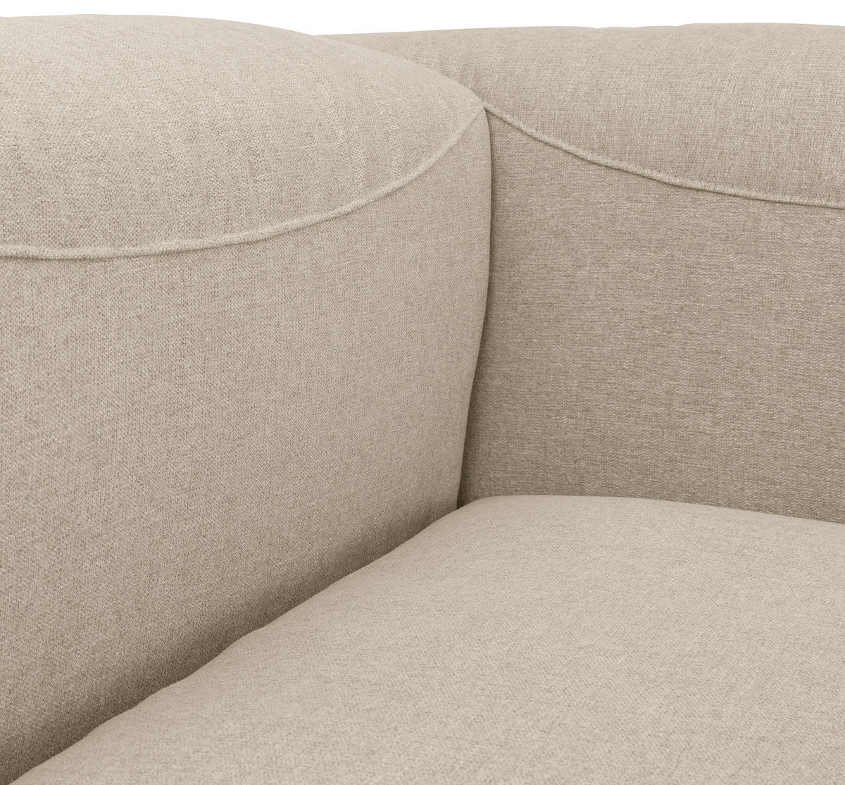 RÉCAMIERE in Flachgewebe Creme  - Creme, Design, Kunststoff/Textil (160/73/100cm) - Max Winzer