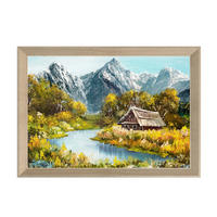 DRUCKGRAFIK Landschaft & Natur  - Multicolor, Basics, Holz/Papier (75/56/3cm)