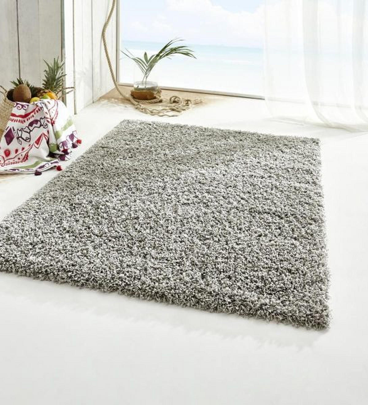 WEBTEPPICH 80/150 cm Silberfarben  - Silberfarben, Basics, Textil (80/150cm) - Boxxx