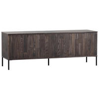 LOWBOARD  150/56/44 cm  Beimöbel erhältlich  - Dunkelbraun/Schwarz, Design, Holz/Holzwerkstoff (150/56/44cm) - Ambia Home