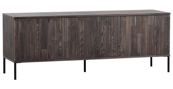 LOWBOARD  150/56/44 cm  Beimöbel erhältlich  - Dunkelbraun/Schwarz, Design, Holz/Holzwerkstoff (150/56/44cm) - Ambia Home