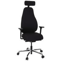 DREHSTUHL  in Flachgewebe Schwarz  - Schwarz, MODERN, Kunststoff/Textil (71/140/62cm) - MID.YOU