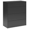 SIDEBOARD Riverside  in 82/97/42 cm  - Schwarz, Design, Holzwerkstoff/Kunststoff (82/97/42cm) - SetOne by Musterring