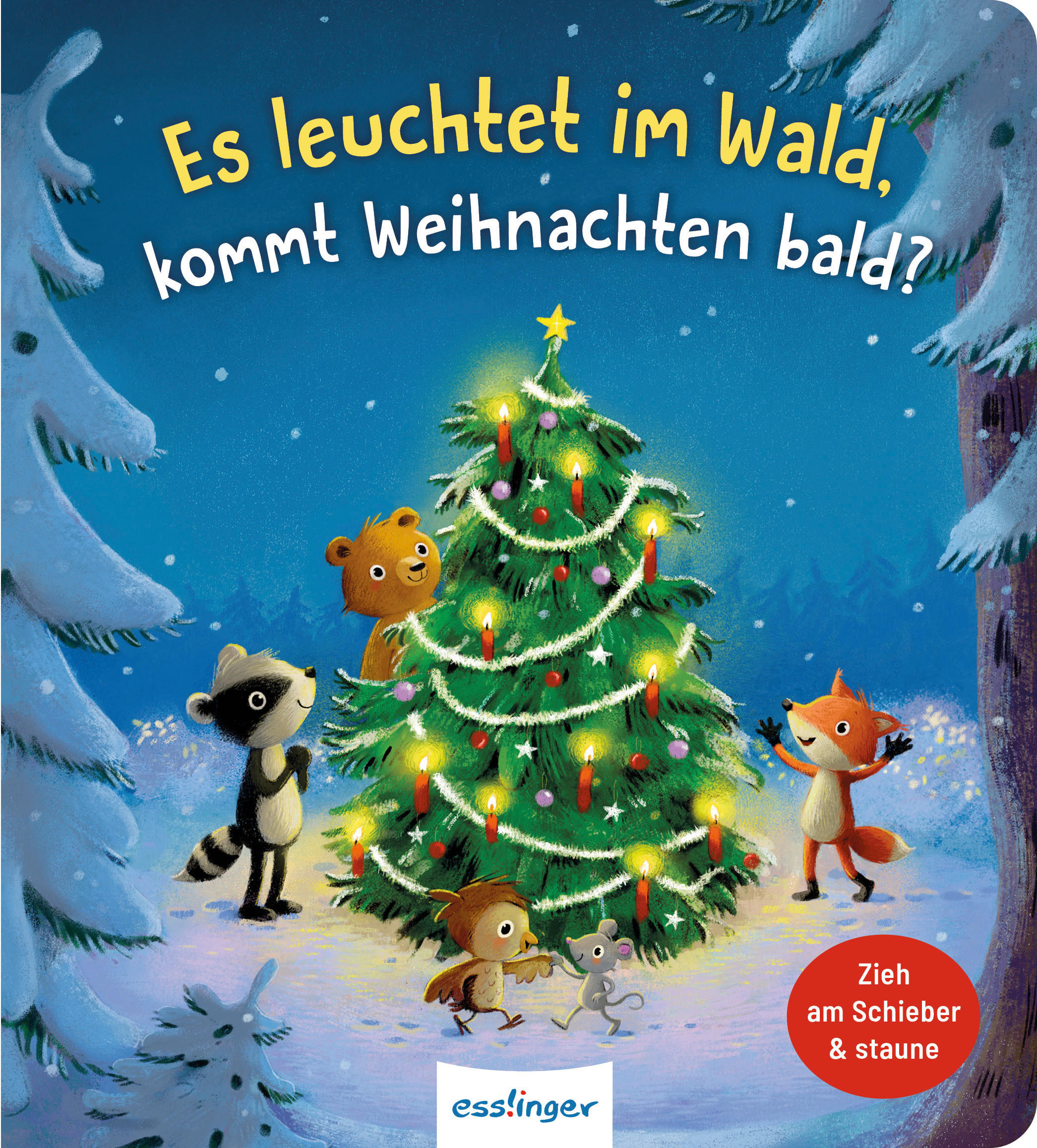 MITMACHBUCH Es leuchtet im Wald, kommt Weihnachten bald?  - Basics (17,6/19,6/1,8cm)
