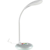 LED LAMPA NA PSACÍ STŮL, dotykový stmívač, 12,5/12,5/48 cm - bílá, Basics, kov/plast (12,5/12,5/48cm) - Novel
