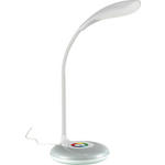 LED-SCHREIBTISCHLEUCHTE 12,5/12,5/48 cm   - Weiß, Basics, Kunststoff/Metall (12,5/12,5/48cm) - Novel