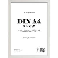 BILDERRAHMEN - Weiß, Basics, Glas/Holz (31,4/22,7/1,2cm)