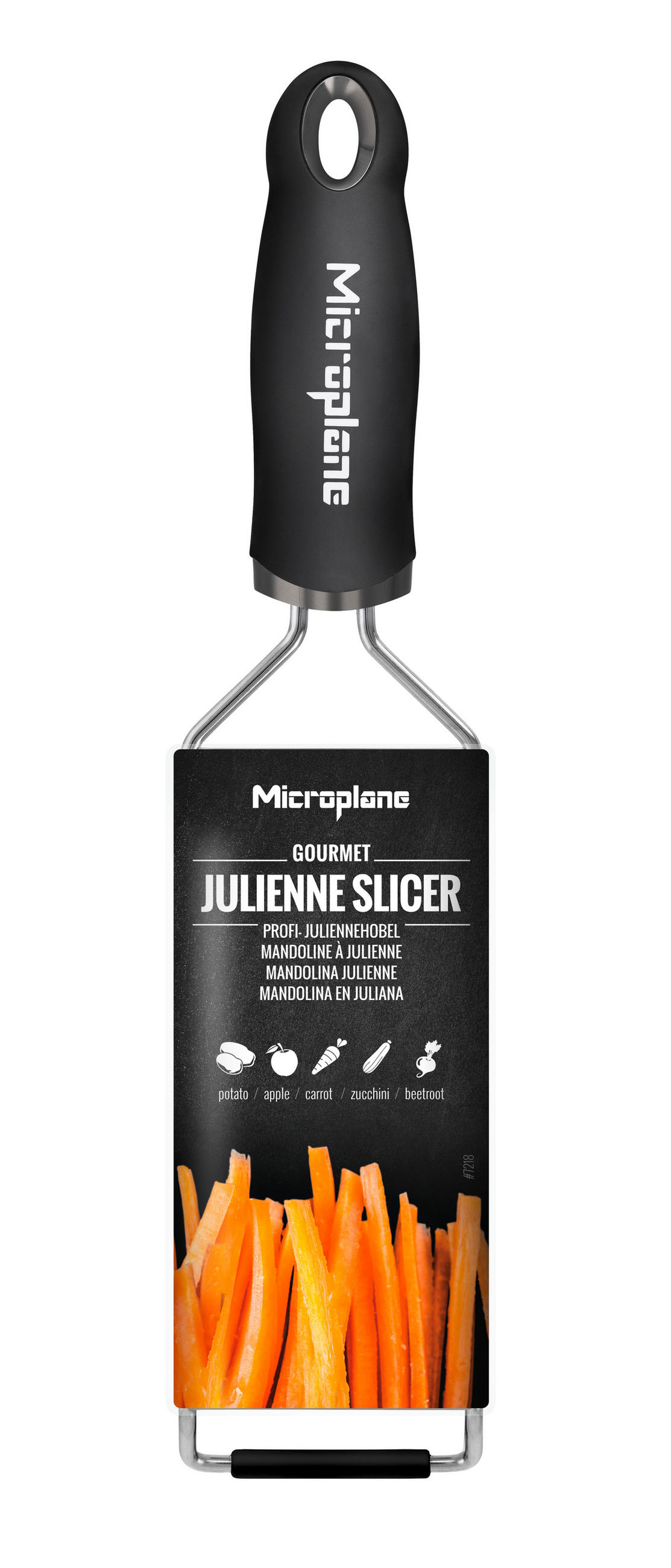 REIBE GOURMET  - Schwarz, Basics, Kunststoff/Metall (31,2/7,5/3cm) - MICROPLANE