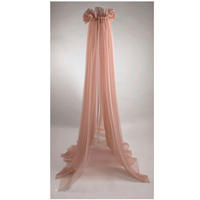 MENNYEZETI BALDACHIN Pink Baldachin  - fáradt rózsaszín, Basics, textil (160/600cm) - Patinio