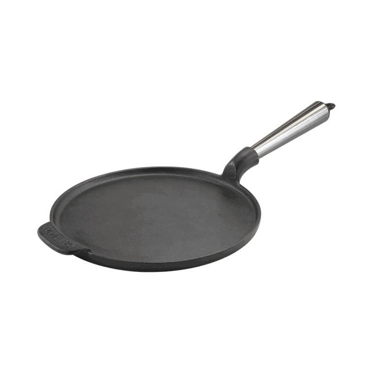 PANNKAKSPANNA 23 cm  - silver/svart, Design, metall (23cm)