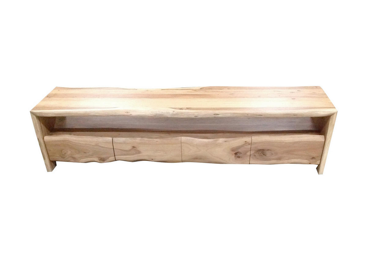 LOWBOARD  190/45/47 cm 4 Schublade(n)  - Naturfarben, Design, Holz (190/45/47cm) - MID.YOU