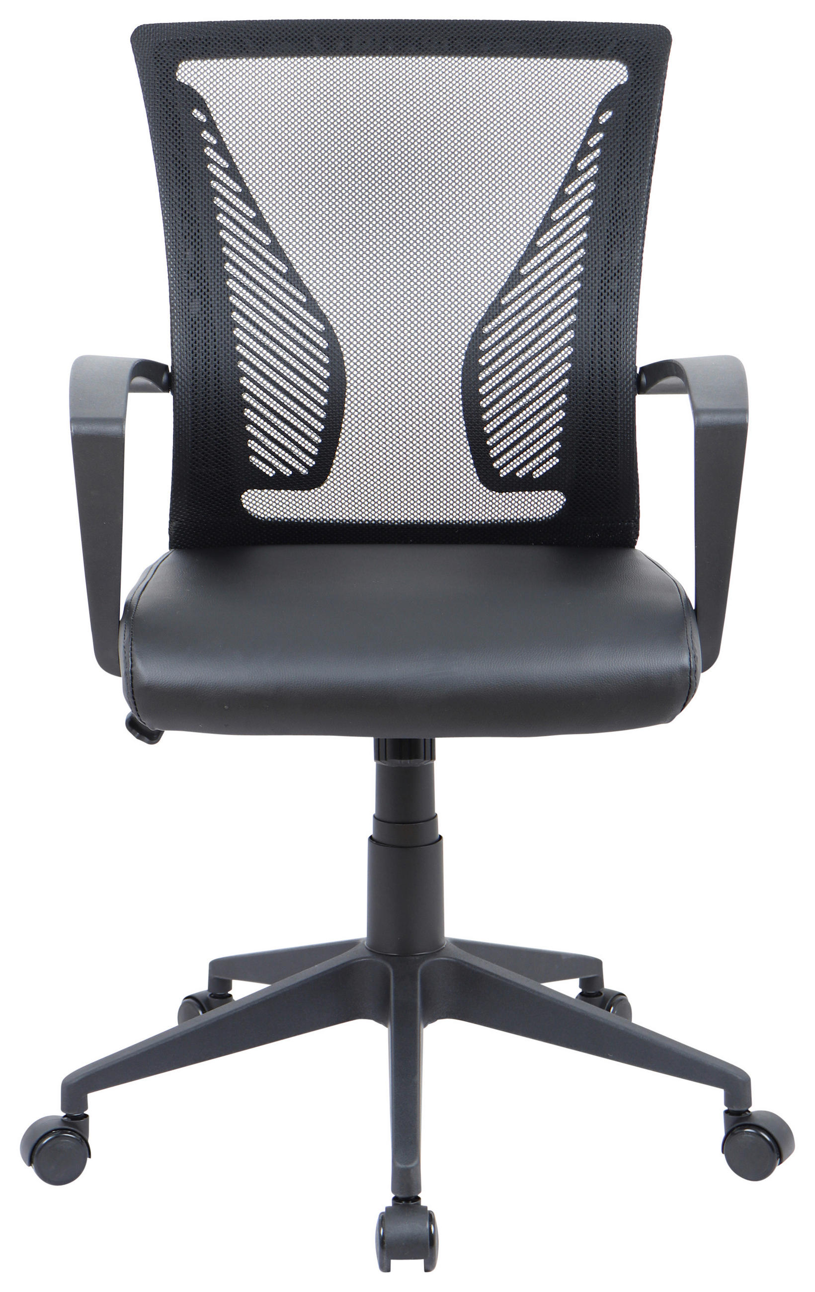 DREHSTUHL  in Schwarz  - Schwarz, KONVENTIONELL, Kunststoff/Metall (48/92/46cm)