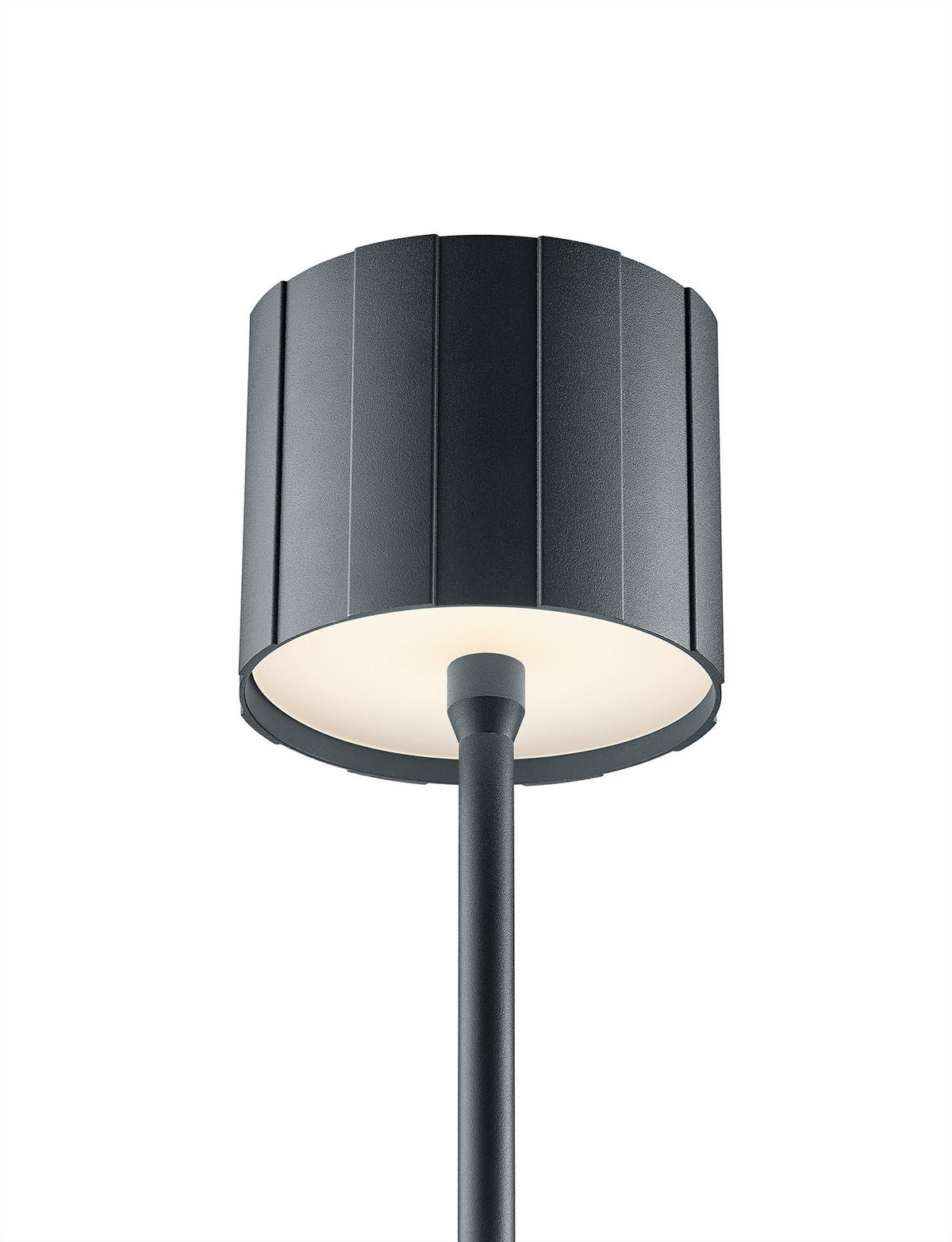 AKKU-STEHLEUCHTE Marisa 19/125 cm  - Schwarz, MODERN, Metall (19/125cm) - Musterring