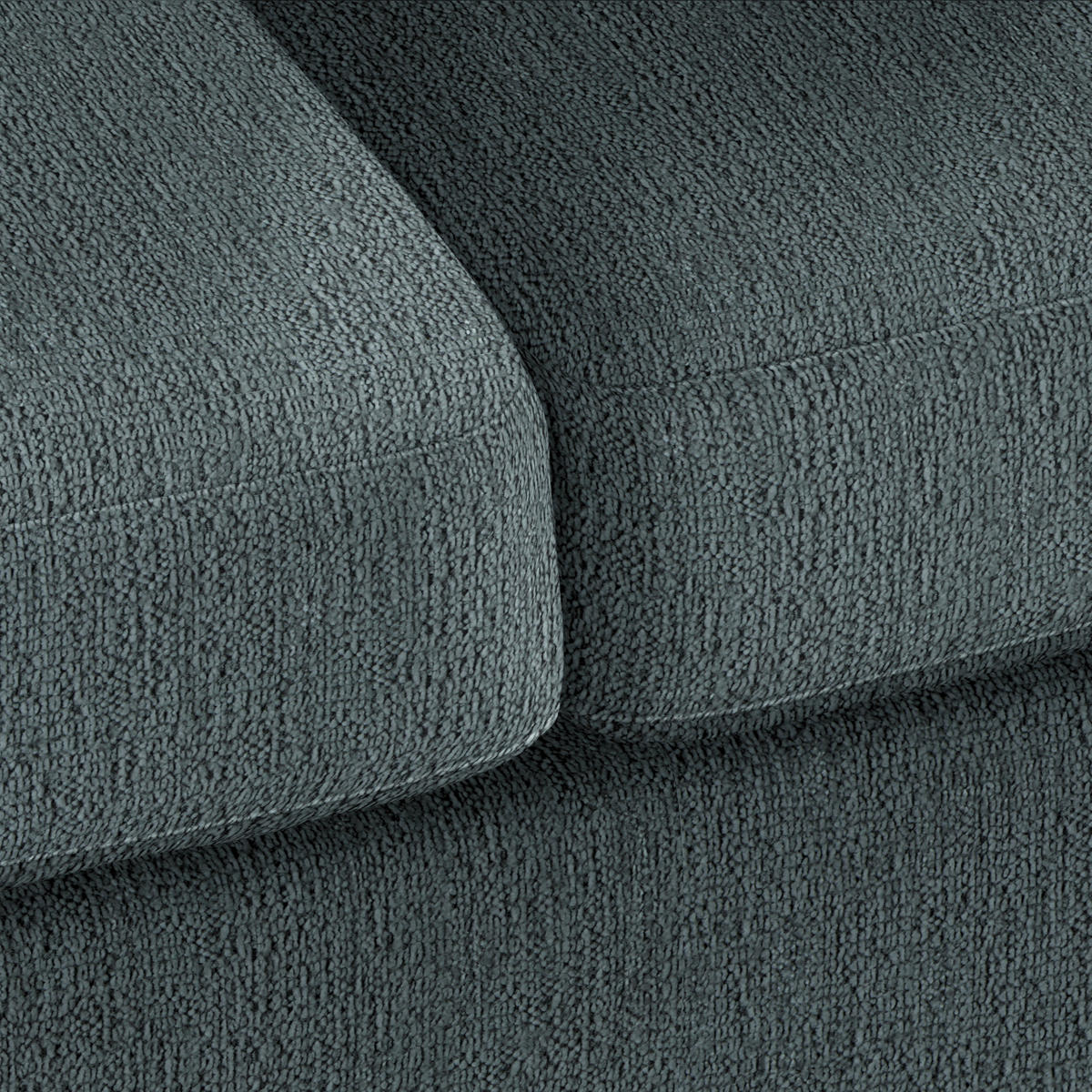 2-SITZER-SOFA in Chenille Dunkelgrau  - Dunkelgrau/Naturfarben, Holz/Textil (190/70-85/95cm) - MID.YOU