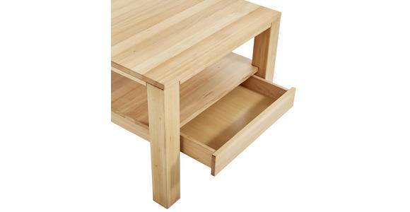 COUCHTISCH Wildeiche massiv quadratisch Eichefarben - Eichefarben, Natur, Holz (75/75/58cm) - Linea Natura