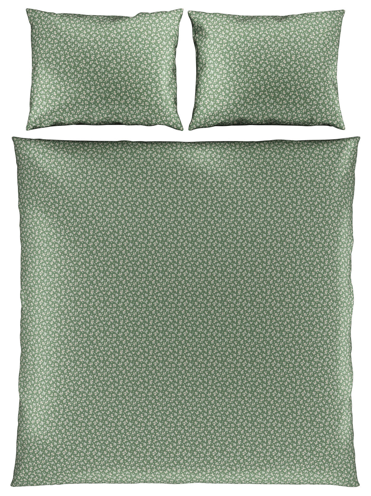 POSTELJINA GREEN 200/200 cm saten zelena  - zelena, Konvencionalno, tekstil (200/200cm) - Esposa