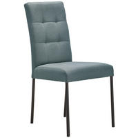 STUHL Webstoff Schwarz, Jadegrün  - Jadegrün/Schwarz, Design, Textil/Metall (46/91/61cm) - home24