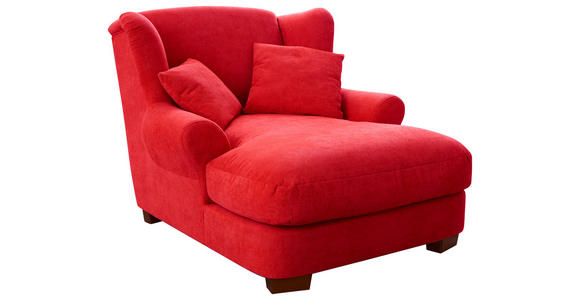 XXL-SESSEL - Rot, ROMANTIK / LANDHAUS, Holz/Textil (120/101/142cm) - Cantus