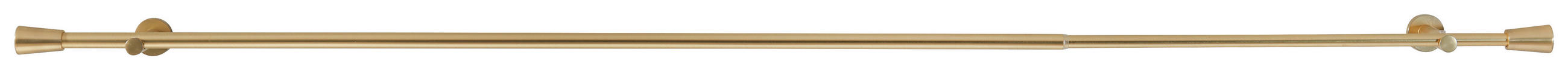 Homeware Vorhangstangenset Messing 100-190 cm