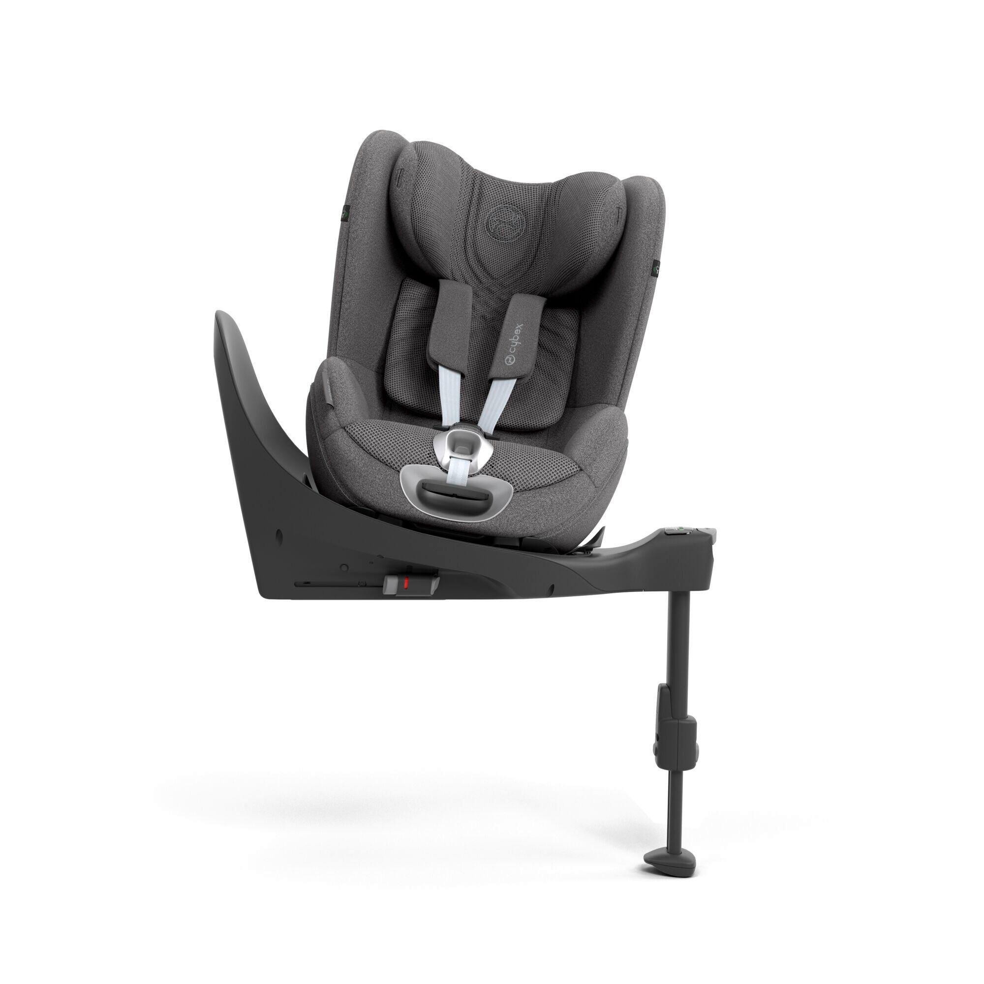 KINDERAUTOSITZ Sirona T i-Size Plus Mirage Grey   - Dunkelgrau, Basics, Kunststoff/Textil (71,5/43/68cm) - cybex PLATINUM