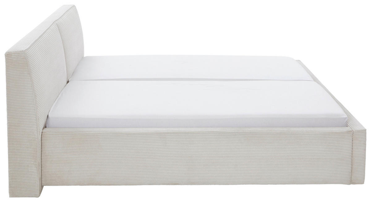POLSTERBETT 180/200 cm  in Beige  - Beige, Design, Textil (180/200cm) - Boxxx