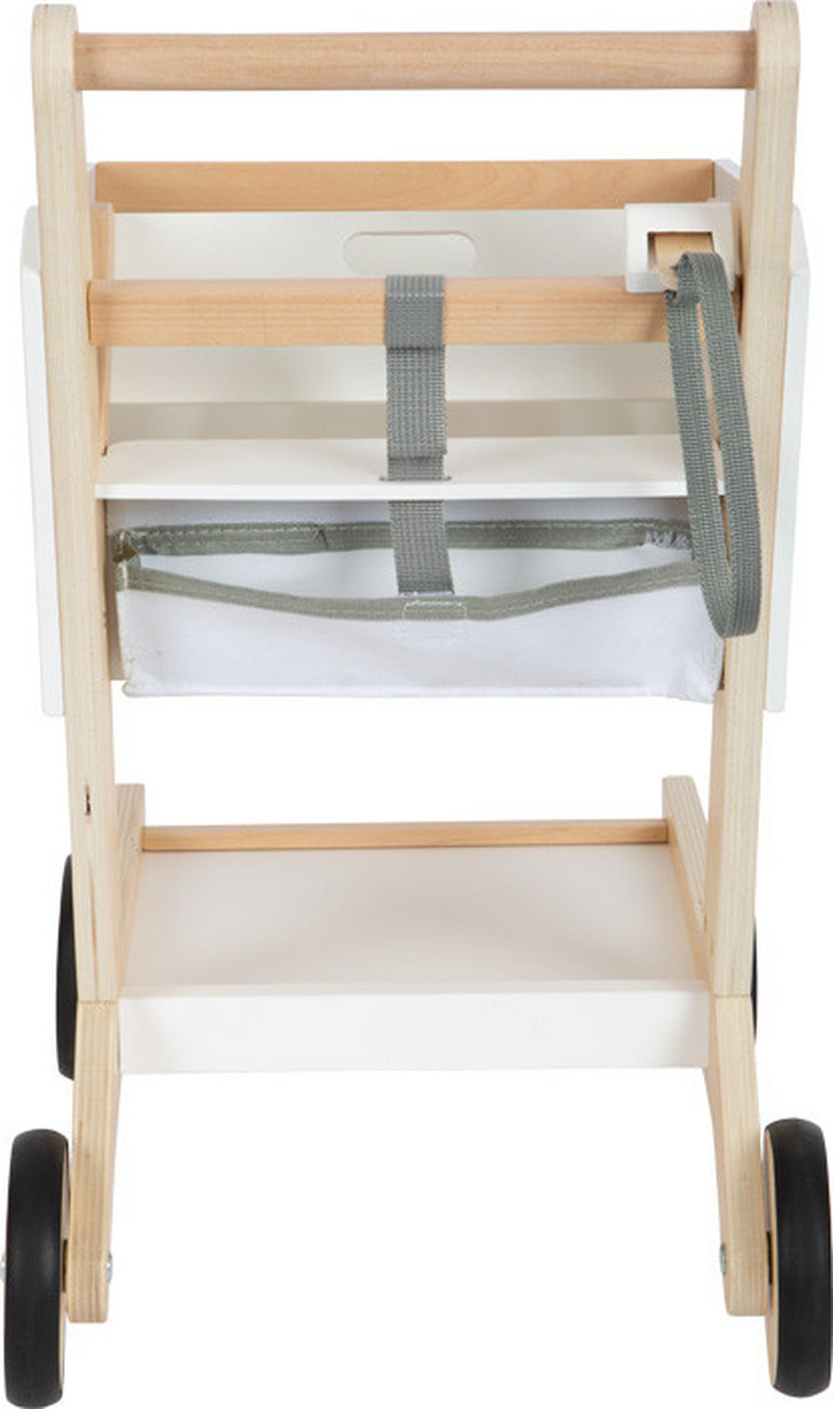 KINDEREINKAUFSWAGEN  - Multicolor, Basics, Holz/Kunststoff (42/53/30cm) - small foot