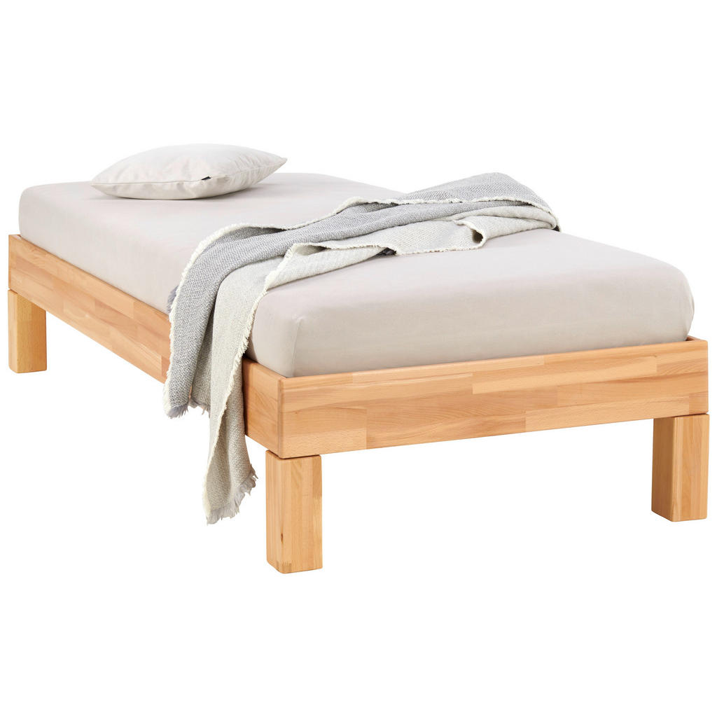 Thumbnail - Mid.you Futonbett, Kernbuche, Holz, Kernbuche, massiv, 90x220 cm, für Rollrost geeignet, Lattenrost geeignet, Schlafzimm...