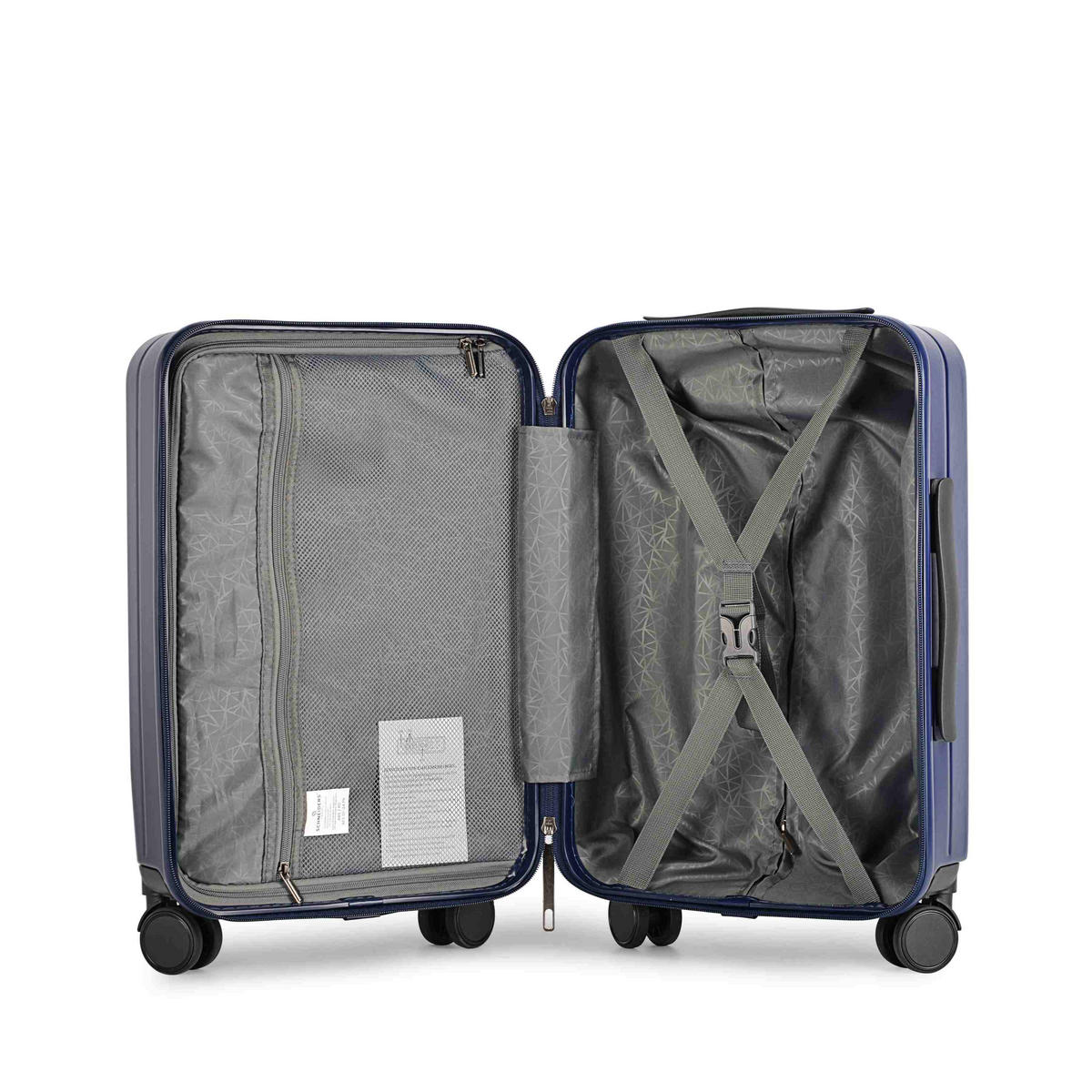 REISEKOFFER Dunkelblau  - Dunkelblau, Design, Kunststoff (36,5/54/25cm) - Schneiders