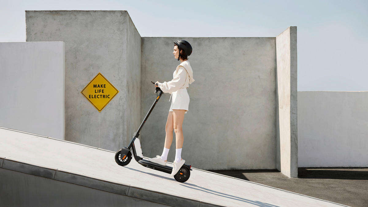 ELEKTROSCOOTER NIU KQI1 SPORT  - Schwarz, KONVENTIONELL, Metall (111/52 (13,3)/120,2cm) - NIU