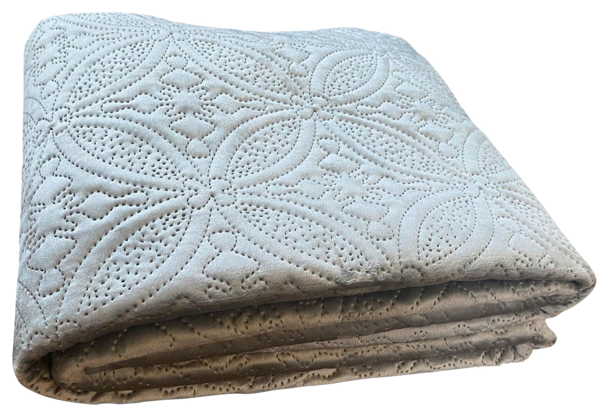 TAGESDECKE 170/220 cm  - Hellgrau, Basics, Textil (170/220cm) - Novel