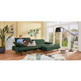 ECKSOFA Biella in Flachgewebe Grün  280/165 cm  - Anthrazit/Grün, Design, Textil/Metall (280/165cm) - Johann Jakob