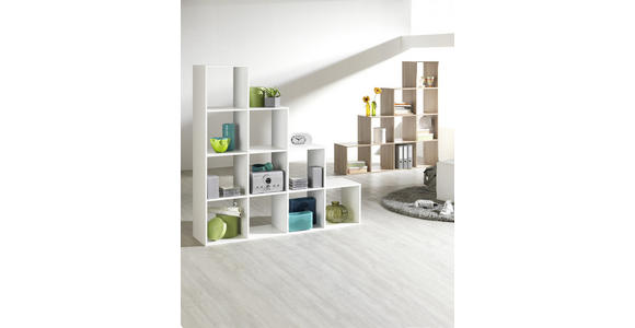 REGALELEMENT Weiß - Weiß, Design, Holzwerkstoff (149/149/35cm) - Carryhome
