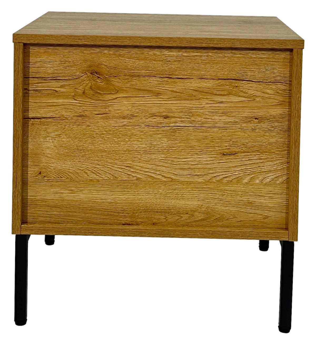 NACHTKÄSTCHEN in Eichefarben  - Eichefarben/Schwarz, Design, Holz/Holzwerkstoff (50/51/40cm) - Xora