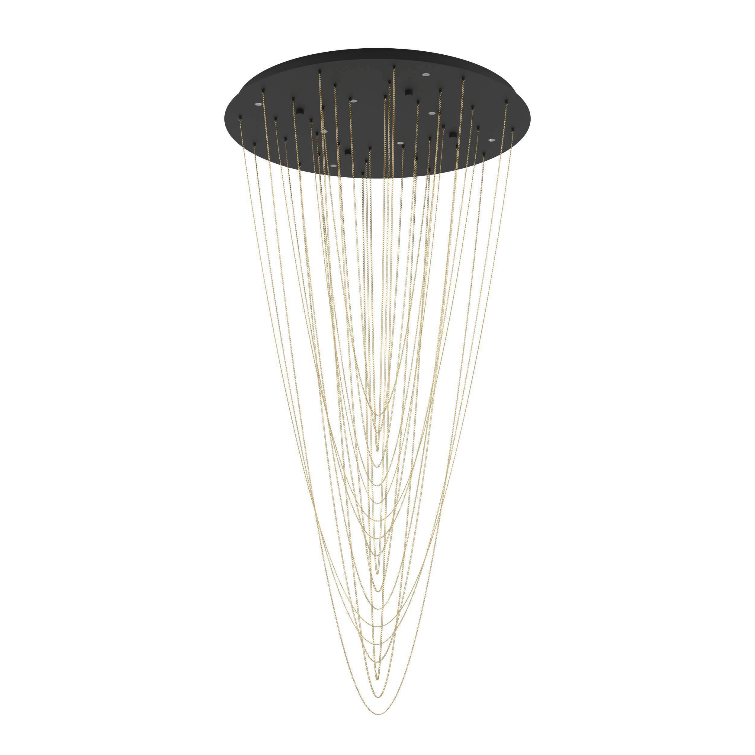 HÄNGELEUCHTE 78/150 cm  - Messingfarben/Schwarz, Design, Metall (78/150cm) - Eglo