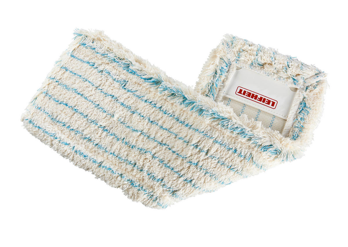 NÁHRADA K MOPU Classic XL - biela/tyrkysová, Basics, textil (42cm) - Leifheit