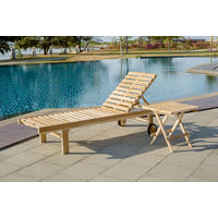 GARTENLIEGE 65/36/200 cm  - Naturfarben, Natur, Holz (65/36/200cm) - Livetastic