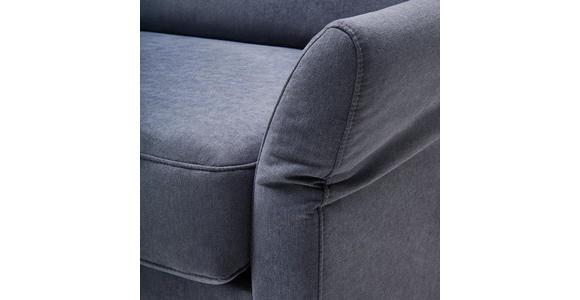 ECKSOFA in Flachgewebe Grau  - Chromfarben/Grau, KONVENTIONELL, Textil/Metall (269/176cm) - Novel