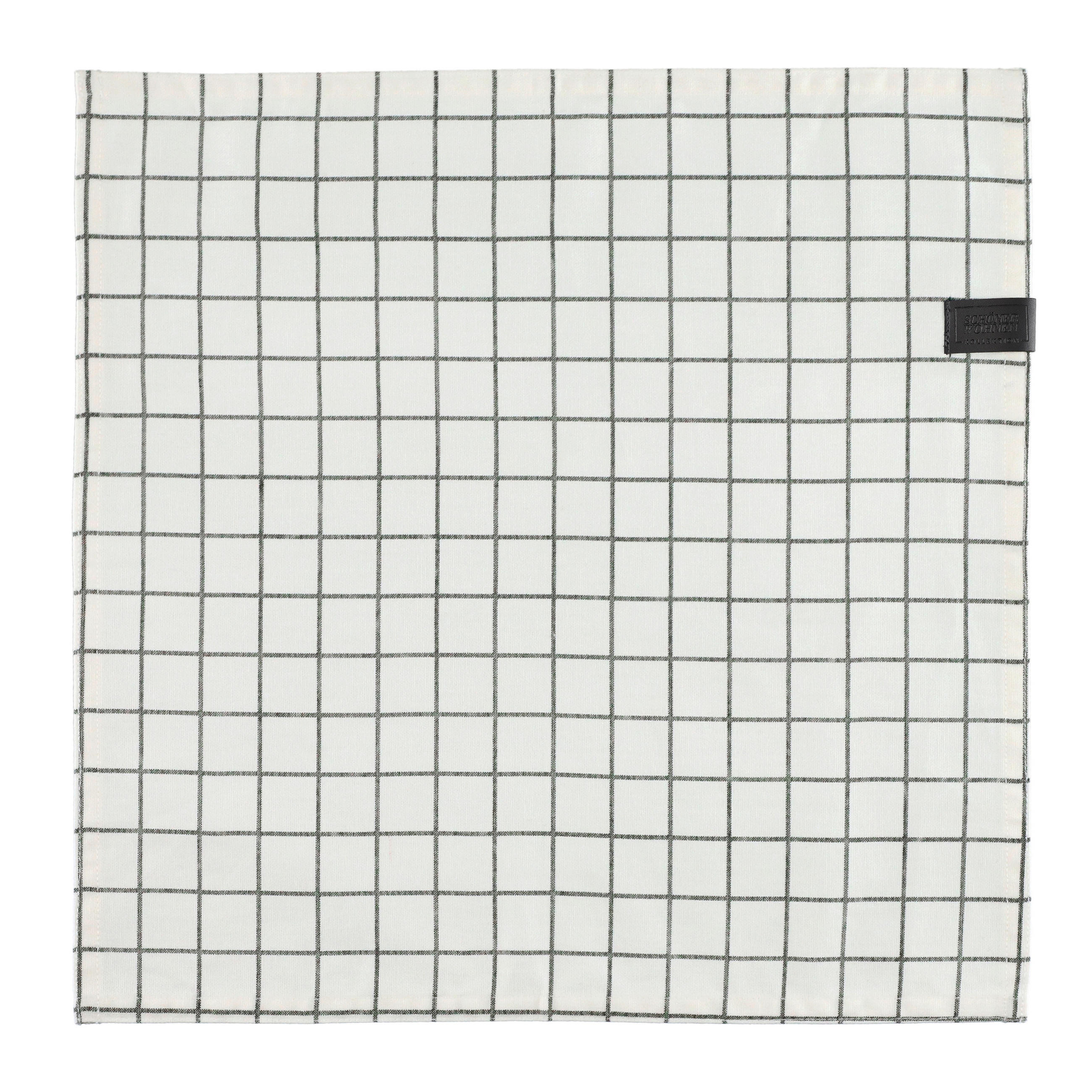 STOFFSERVIETTE 40/40 cm   - Anthrazit/Weiß, KONVENTIONELL, Textil (40/40cm) - Schöner Wohnen