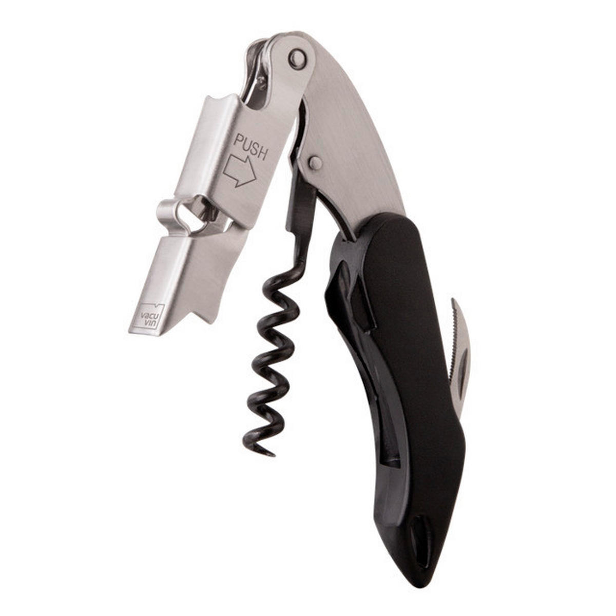 VADIČEP - crna, Osnovno, metal/plastika (5/2,5/15,5cm) - Vacu Vin