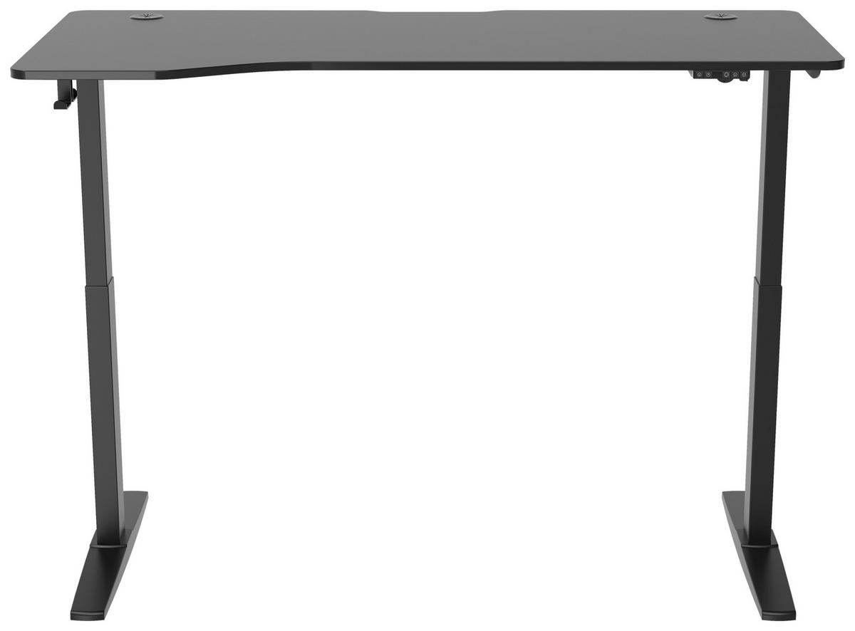 SCHREIBTISCH  in Schwarz  - Schwarz, MODERN, Holzwerkstoff/Kunststoff (160/71/116/75cm) - MID.YOU